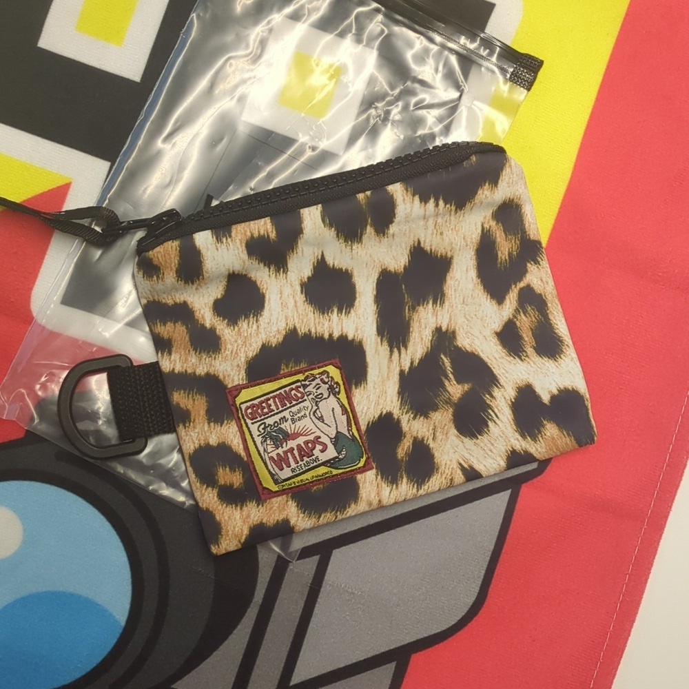 WTAPS - Leopard Print Pouch Wallet